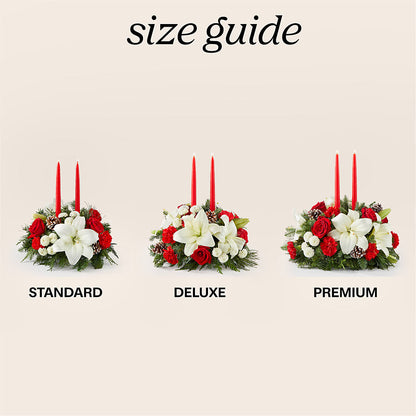 Seasonal Festivities Centerpiece – ADAM & EVE FLOWERS & BALLOONS, Lafayette IN