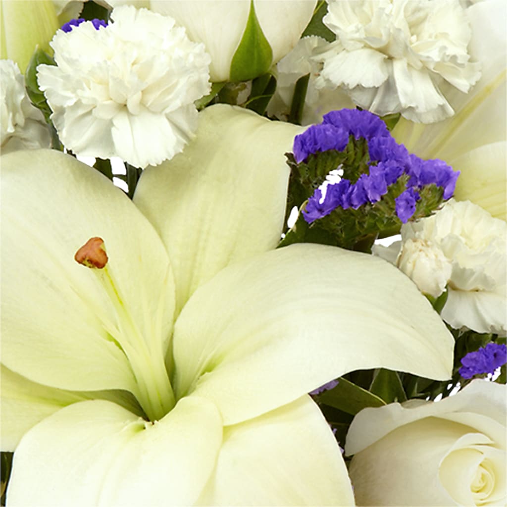 Sapphire Rush Bouquet – ADAM & EVE FLOWERS & BALLOONS, Lafayette IN