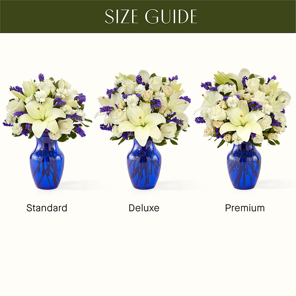 Sapphire Rush Bouquet – ADAM & EVE FLOWERS & BALLOONS, Lafayette IN