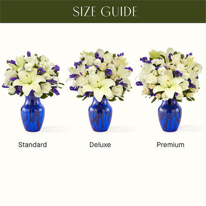 Sapphire Rush Bouquet – ADAM & EVE FLOWERS & BALLOONS, Lafayette IN