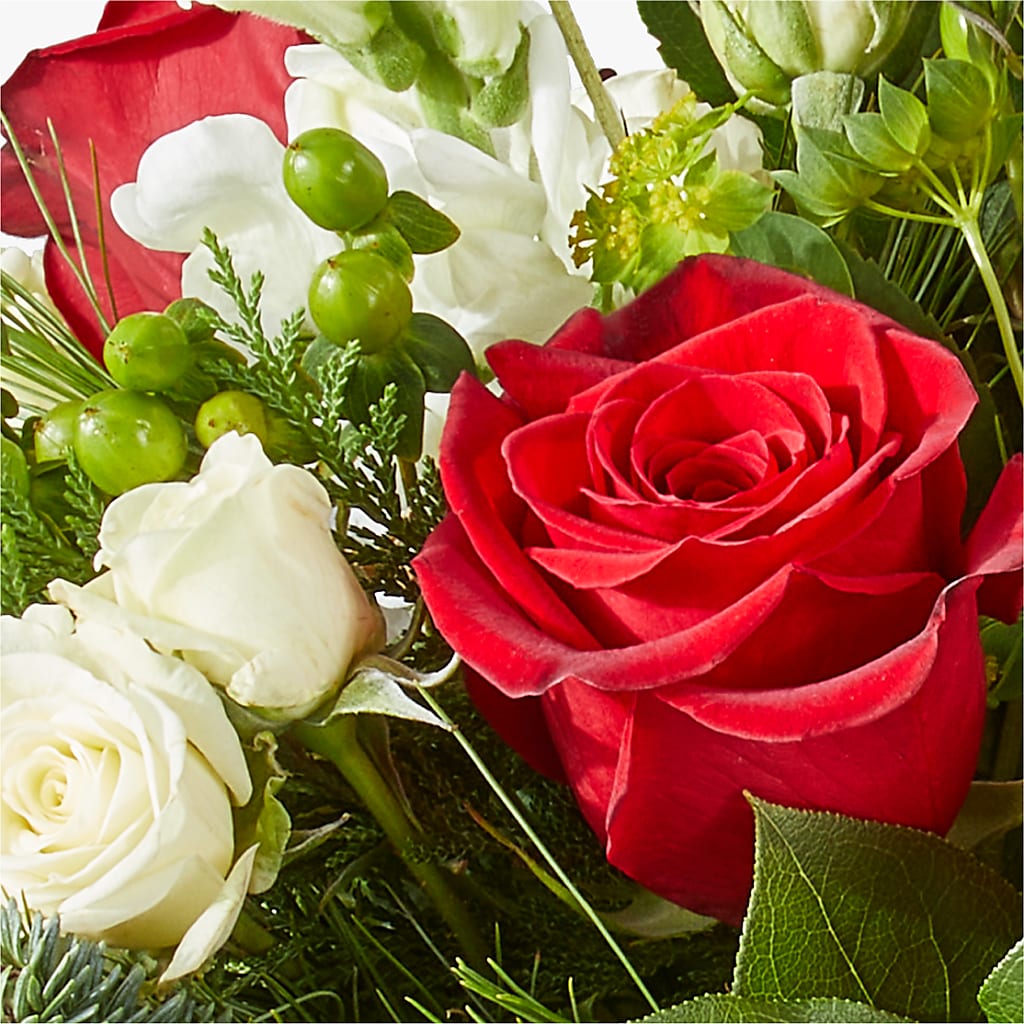 Deck the Halls Bouquet – ADAM & EVE FLOWERS & BALLOONS, Lafayette IN