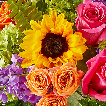 Vibrant Greetings Bouquet – ADAM & EVE FLOWERS & BALLOONS, Lafayette IN