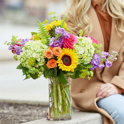 Vibrant Greetings Bouquet – ADAM & EVE FLOWERS & BALLOONS, Lafayette IN
