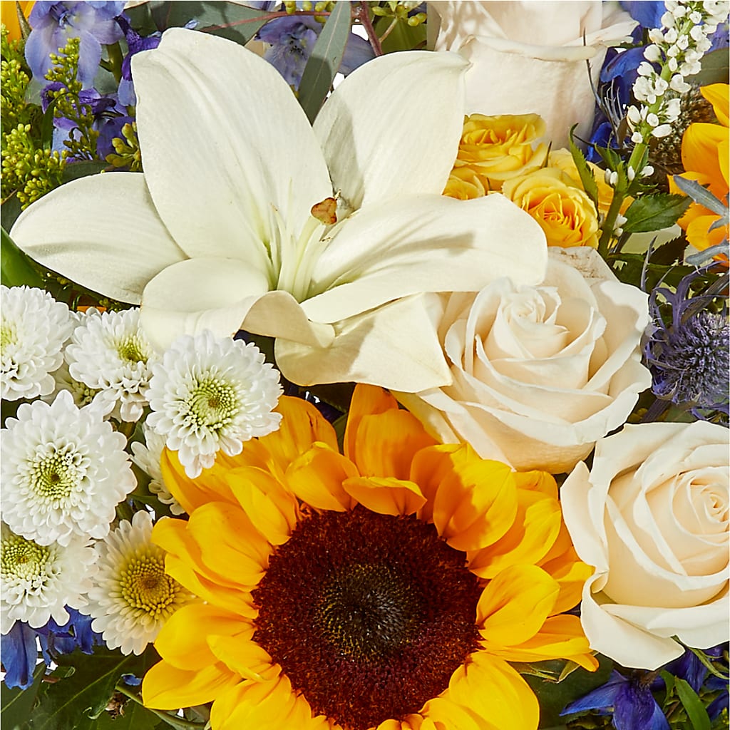 Wonderfully Sunny Bouquet – ADAM & EVE FLOWERS & BALLOONS, Lafayette IN