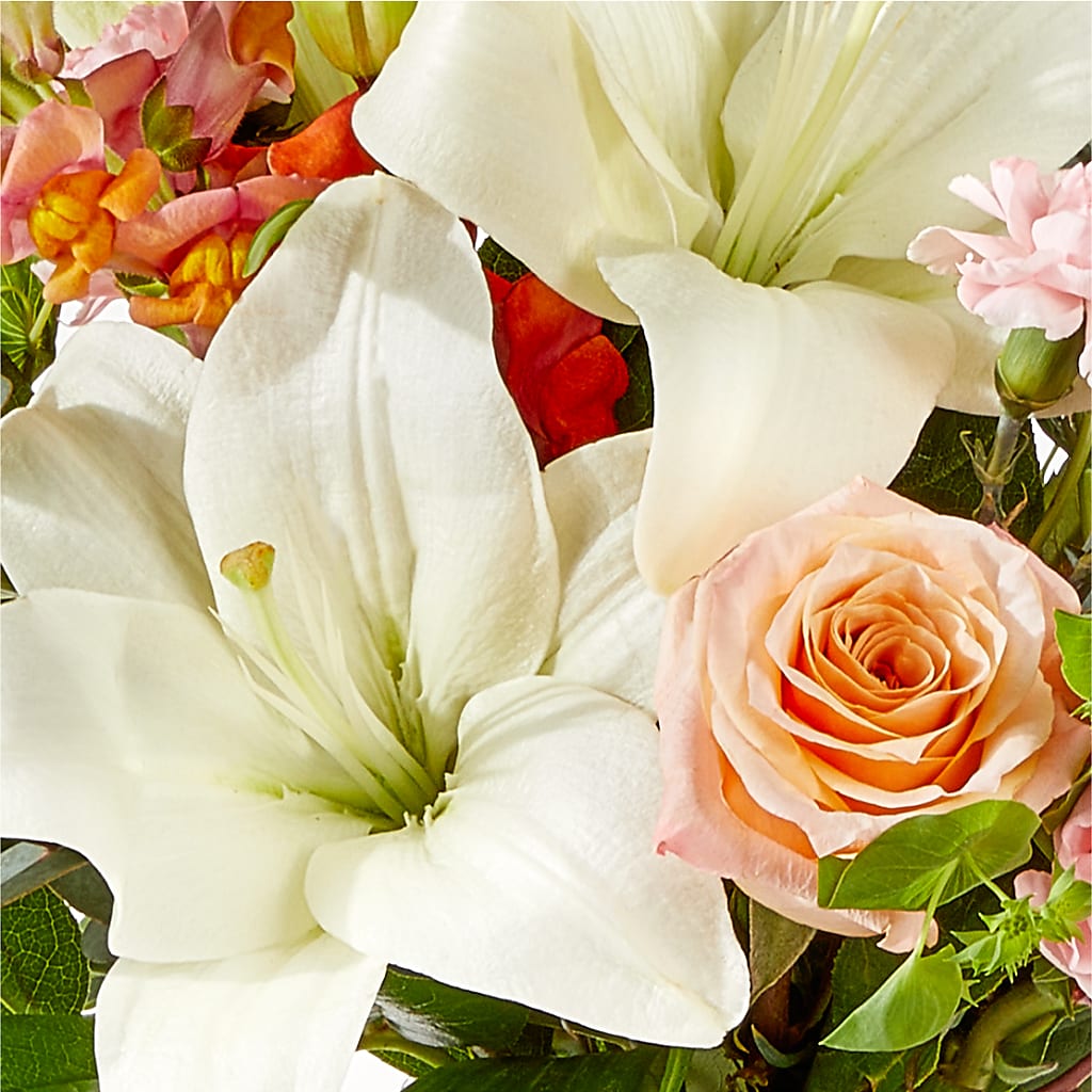 Grapefruit Splash Bouquet – ADAM & EVE FLOWERS & BALLOONS, Lafayette IN