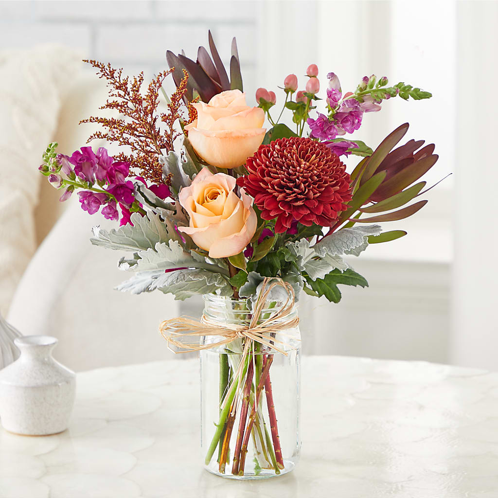 Moody Hues Bouquet – ADAM & EVE FLOWERS & BALLOONS, Lafayette IN