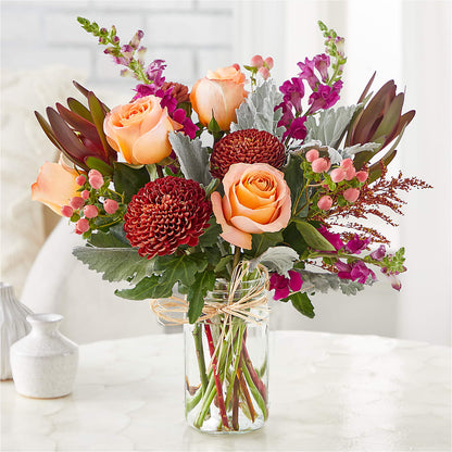 Moody Hues Bouquet – ADAM & EVE FLOWERS & BALLOONS, Lafayette IN