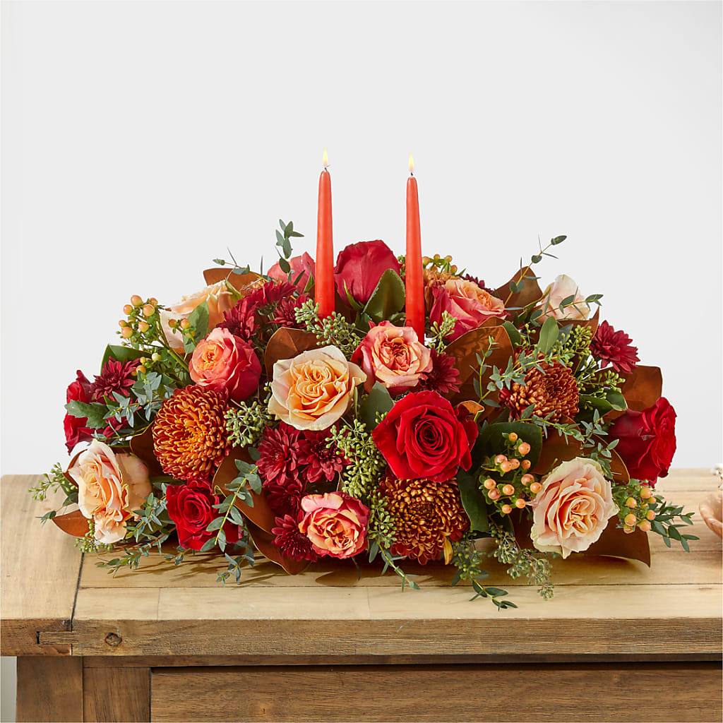 Gather Near Centerpiece – ADAM & EVE FLOWERS & BALLOONS, Lafayette IN