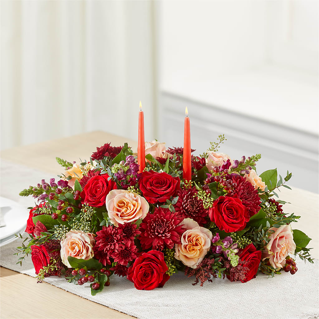 Most Thankful Centerpiece – ADAM & EVE FLOWERS & BALLOONS, Lafayette IN