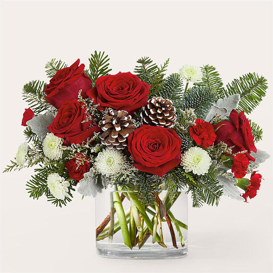 Yule Cheer Bouquet – ADAM & EVE FLOWERS & BALLOONS, Lafayette IN