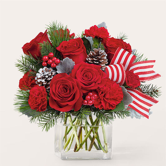 Baking Spirits Bright Bouquet – ADAM & EVE FLOWERS & BALLOONS, Lafayette IN